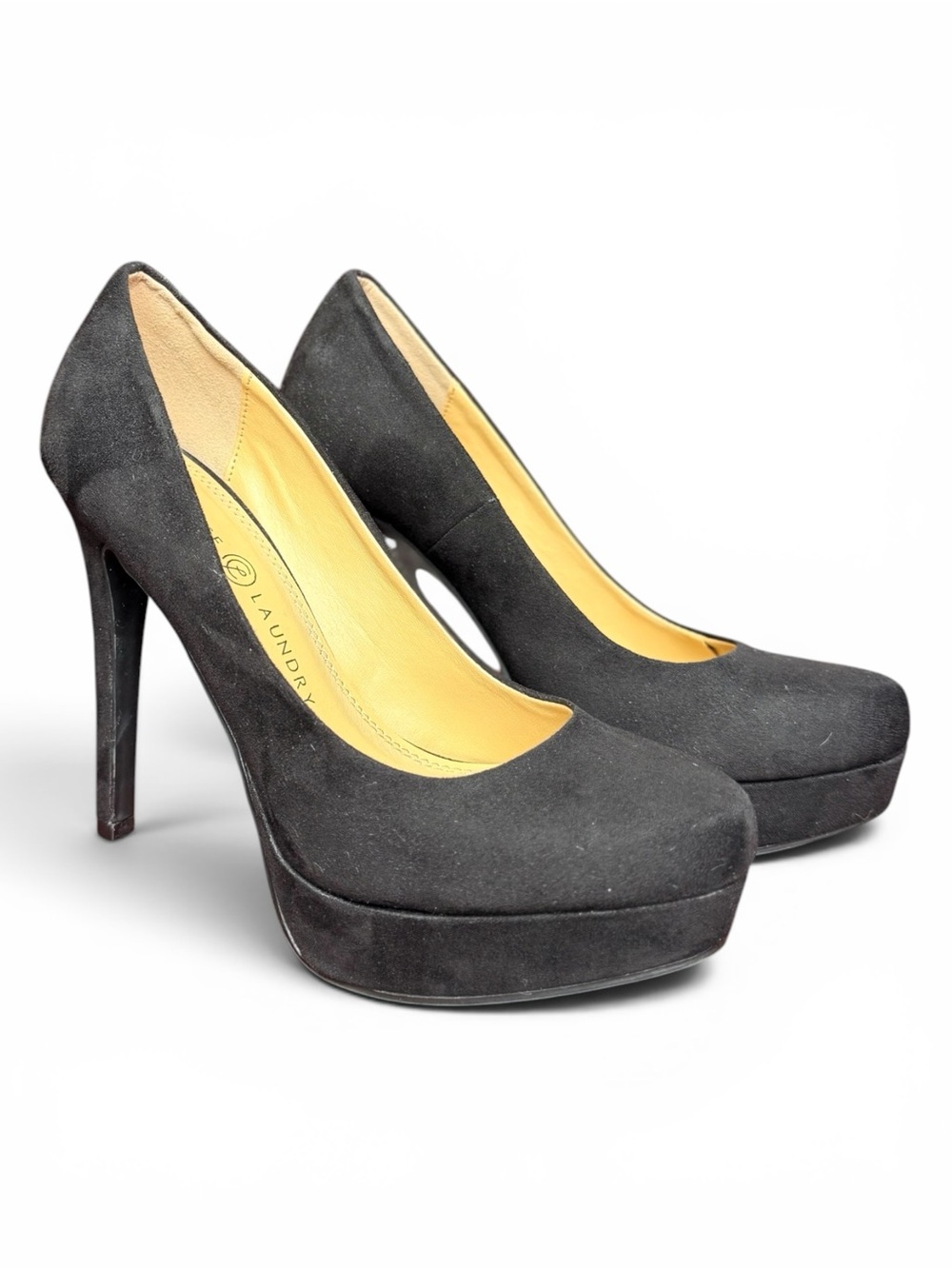 Chinese Laundry Black Platform Heels – Size 6.5